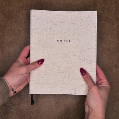 NOTEBOOK A5+ LINEN