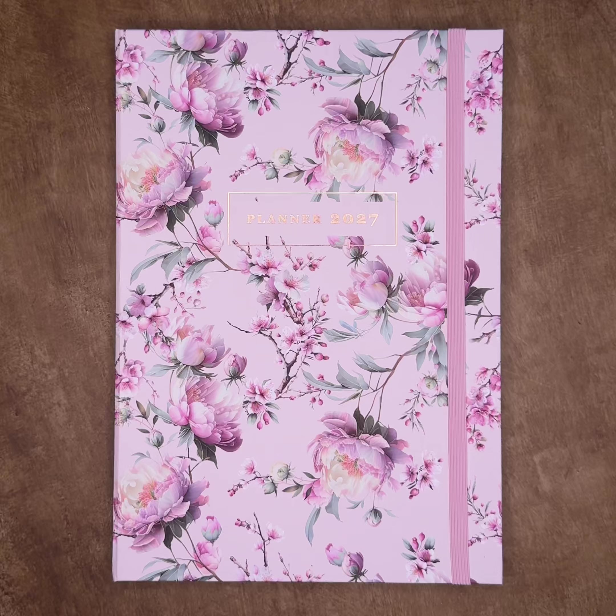 WEEKLY PLANNER 2027 A4 CHERRY BLOSSOM