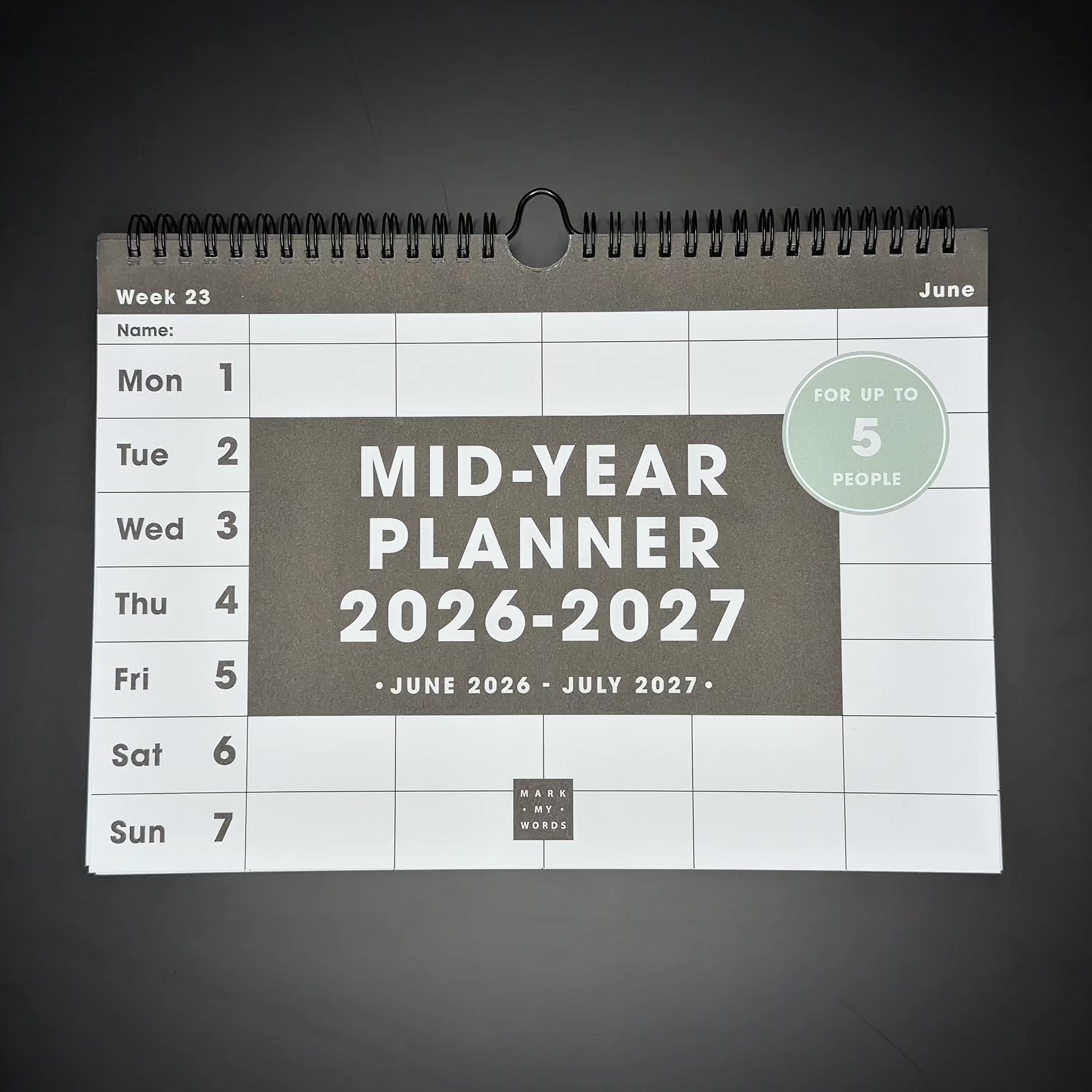 FAMILY PLANNER 2026-2027 A4 MINIMALIST